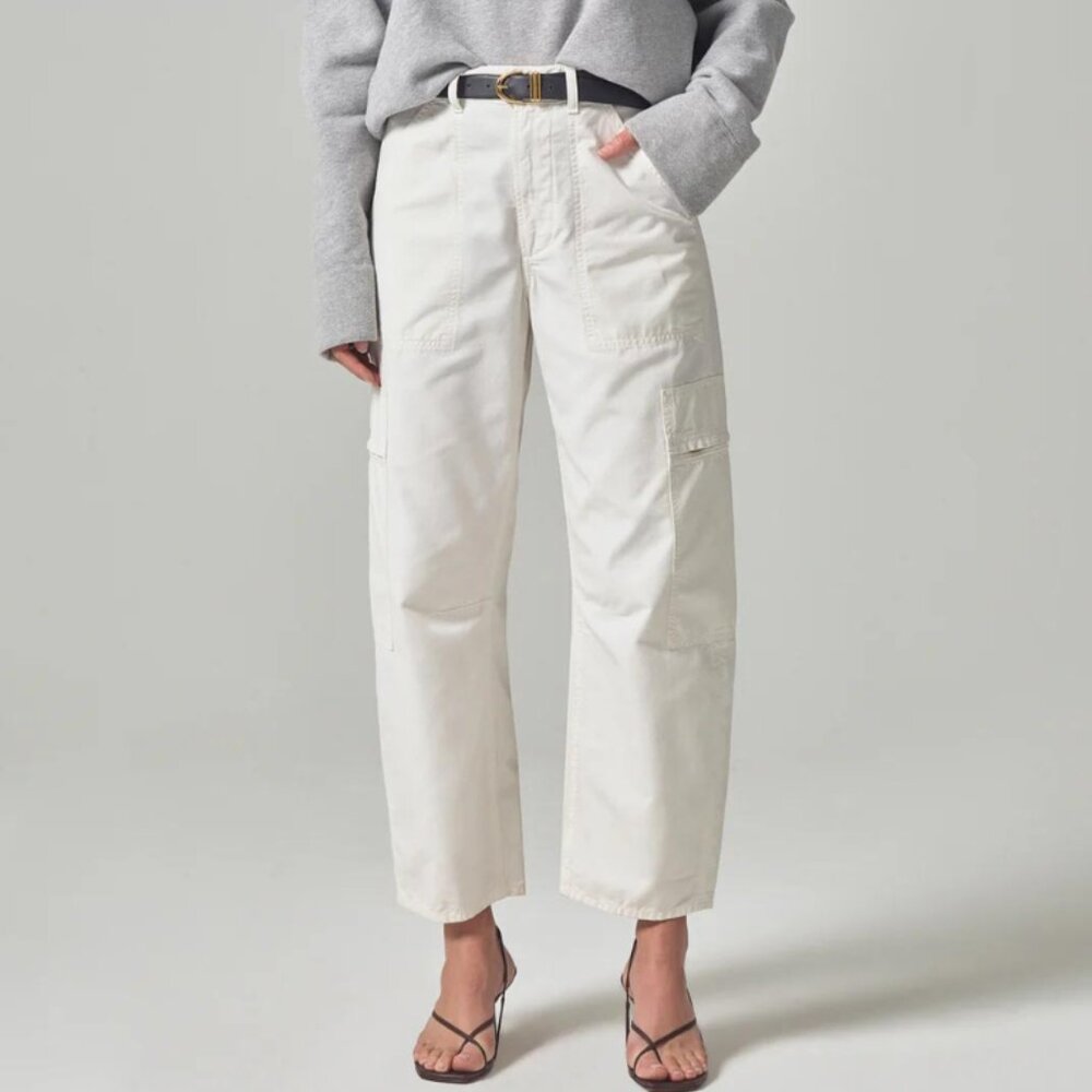 Citizens of Humanity Marcelle Low Slung Easy Cargo In Pashmina Size 24